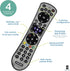 Philips Universal Remote Control for Samsung TV, Replacement for Smart TV, 4 Device, Marble