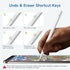 HOU Pencil USB-C for Apple, Quick Undo & Erase Keys, Hidden USB-C Charging Port, Stylus Pen for iPad 2018-2024