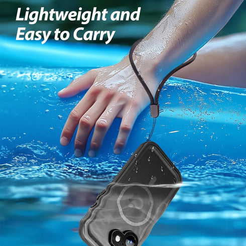 SPORTLINK 17 IP68 360 17 6.3" for iPhone Case - Waterproof Military Protective Full Body Heavy Duty Shockproof Sealed