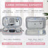 FYY Electronic Organizer, Portable Travel Cable Organizer Bag Pouch, Waterproof Double Layers All-in-One Storage for