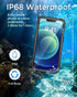 Beeasy Waterproof Case for iPhone 12 (6.1"), 360 Degree Outdoor Protective Magnetic Phone Case - Black