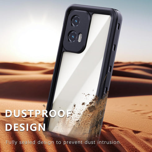 Moto G Stylus 5G 2024 Case, Waterproof Rugged Full Body Protective Cover with Built-in Screen Protector, Black