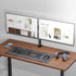 WALI Dual Monitor Desk Mount, Stand for 2 Monitors Up to 27 Inch, Max 22lbs, Black, Home, Office, School