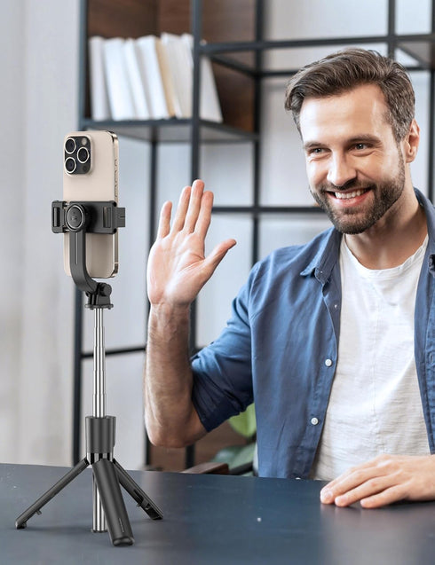 SelfieShow 4 1 360 16/15/14/13 Portable Selfie Stick, in Extendable Phone Tripod Stand with Detachable Wireless Remote