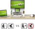 Simple Houseware Adjustable Monitor Stand Riser with Organizer Tray - White