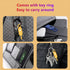 LJFLYXRI (3 Ultimate Sim Card Removal Tool - SIM Ejector Tool Kit, Scratch-Free Silicone Case, Organizes SIM Cards