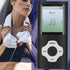 Jectse MP3 MP3 MP4 16GB Bluetooth Player, Ultra Slim Player Portable Music Player with Small Memory Card, Noise