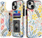 HAOPINSH Wallet Case for iPhone 15 Plus, Floral Flower Pattern, PU Leather Kickstand with Card Slots for Women