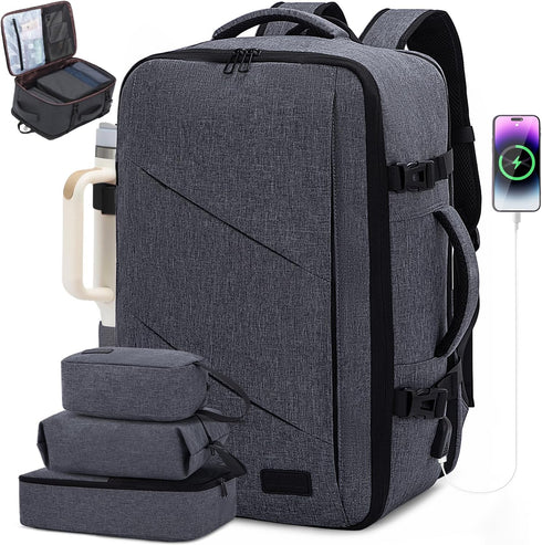 LOVEVOOK Travel Backpack, 40L Extra Large Backpack, Carry on Backpack 17 Inch