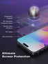 iPhone 15 Pro Max Privacy Screen Protector 6.7" - Purple Gradient, Anti-Spy, Anti-Blue Light, HD Tempered Glass, Easy