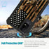 Shop TCL ION X & ION V Case with Glass Screen Protector, Heavy Duty Rugged PC & TPU Bumper, American Flag Deer Design.
