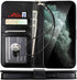Bocasal Compatible with iPhone 12 Pro Max Wallet Case, PU Leather Kickstand Protective Wrist Strap Cover