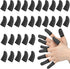 Geyoga 40 Pieces Gaming Finger Sleeves, Mobile Gaming Thumb Protectors (Black)