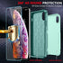 SPIDERCASE iPhone Xs Max Case, Light Green, with 10 FT Military Grade Drop Protection & 2 pcs Tempered Glass Protector