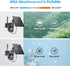 WY-LINK 360 Solar Camera Outdoor Wireless, Cameras for Home Security, Two-Way Talk, Auto Tracking, Light Alarm, Color