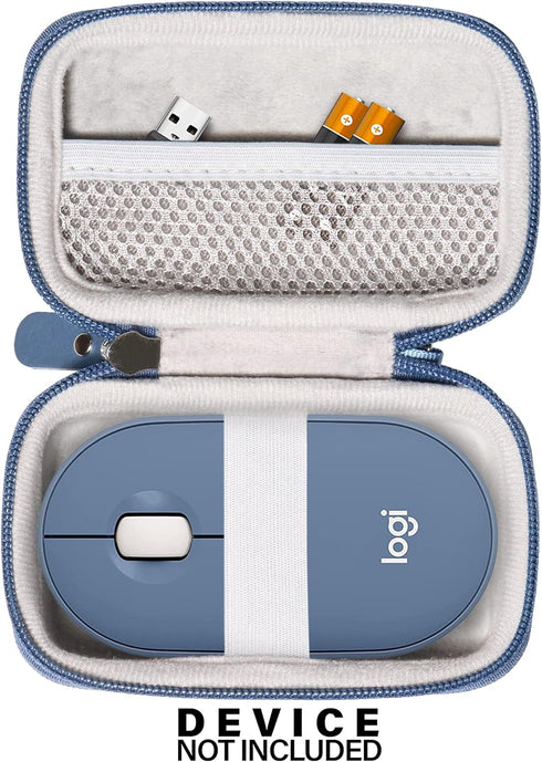 CaseSack Mouse Case for Logitech Pebble, M350, M355, i345 Wireless Bluetooth Mouse (Blue)