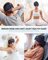 MUSICOZY Sleep Headphones Bluetooth Sleep Eye Mask, Wireless Headphones for Side Sleepers, Cool Tech Gadgets (Blue)