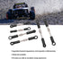 Set 144001 144002 124018 124019 124017 124016 Set, plplaaoo RC Tie Link Rods for WLtoys Remote Control Car Upgrade