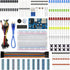 Electronics Basic Kit with Power Supply Module, Breadboard, Jumper Wire, LED, Resistor, 300+ pcs Sensors and Components