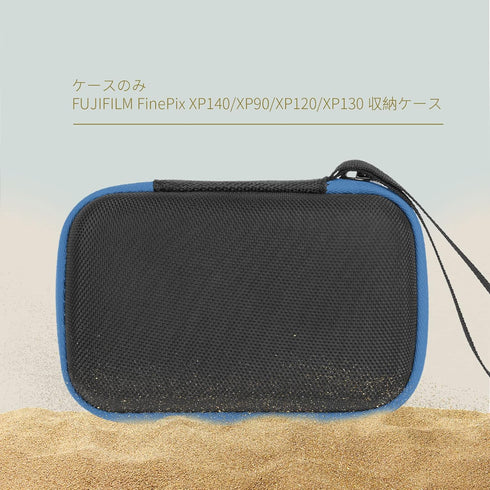 khanka Carrying Case Replacement for Fujifilm FinePix XP140/XP130/XP120/XP90 Waterproof Digital Camera (Blue)