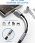 USB Type C to 3.5mm Female Headphone Jack Adapter, 2-Pack USB C to Aux Audio Dongle for iPhone and Galaxy
