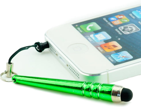 Stylus Pen Bundle, 12 Pack Short Stylus Pens with 3.5mm Jack Connector for All Capacitive Touchscreen Devices