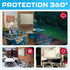 75 Inch Garnetics Outdoor TV Cover Waterproof, Weatherproof TV Enclosures with Smart Shield Screen Protectors, Ideal