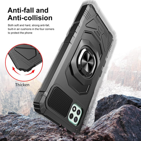 Ailiber Case for Boost Celero 5G, Wingtech Celero 5G with Screen Protector, Ring Kickstand Heavy Duty Shockproof Cover