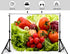KeyWork 9x9ft Fresh Vegetable Backdrop Farm Produce Photography Background for Party Food Themed Cooking Events
