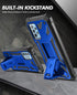 Poetic Spartan Case for Samsung Galaxy A72, Full Body Rugged Shockproof Protective Cover with Built-in Screen Protector