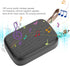 Bluetooth4.2 Speaker, HiFi Sound Wireless Stereo Subwoofer Portable USB Mini Music Player, with FM Radio, Hands Free Calls, for Indoor, Outdoor (Brown)