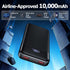 MTALOUYES 10000mAh 22.5W 3 2 Pack Portable Charger, Slim Power Bank Portable Phone Charger PD QC Fast Charging