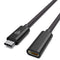 USB Type C Extension Cable (10Ft/3m) for iPhone 15, MacBook Air M2/M1/Pro, iPad Pro 2021, Dell XPS, Surface Book - Black