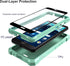 Ailiber Mint Green Nokia C100 Phone Case, Dual Layer Structure Protection with Shockproof Corners TPU Bumper