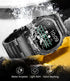 Smart Watch for Men, Military Fitness Tracker, Bluetooth Call, Heart Rate Monitor, Waterproof Smartwatch for iOS Android