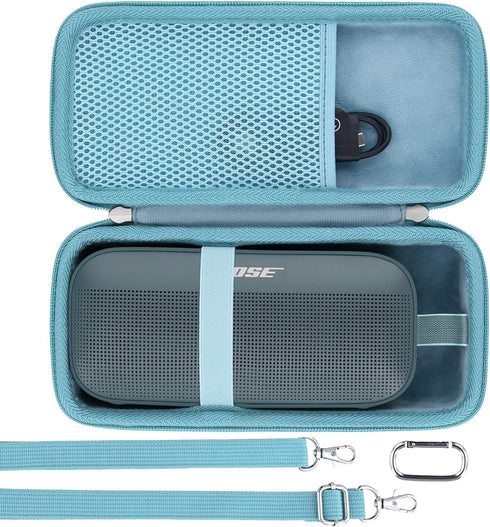 Khanka Hard Travel Case Replacement for Bose New SoundLink Flex (2nd Gen) Bluetooth Portable Speaker (Blue)