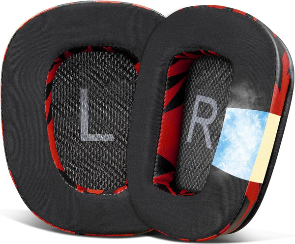 SOULWIT Ear Pads Replacement for Logitech G35 G930 G933 G935 Gaming Headset, Earpads for G332 G230 G231 G233 Headphones