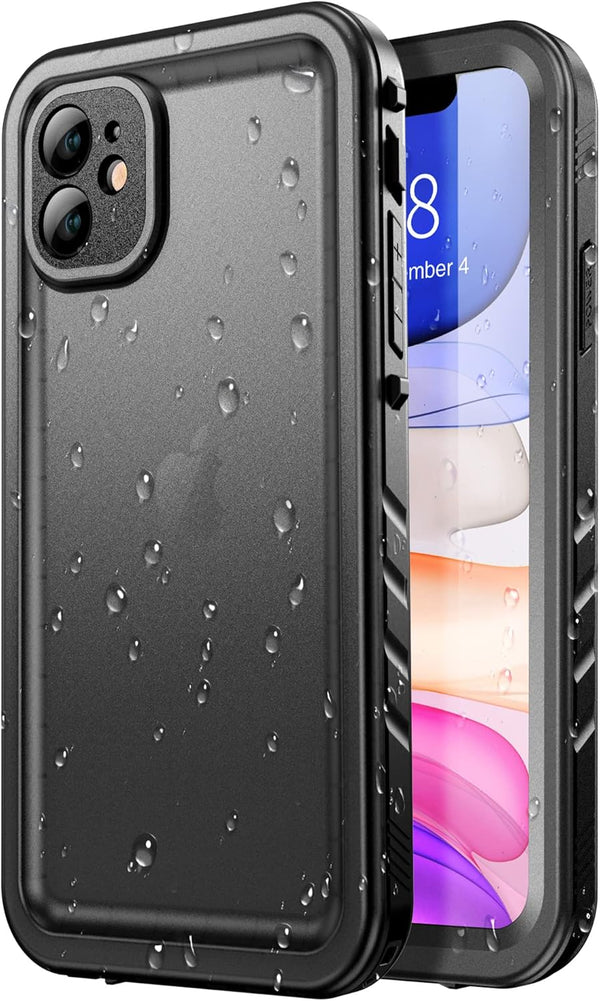 SPORTLINK Waterproof Case for iPhone 11, Full Body Heavy Duty Protection, Shockproof Dustproof with Clear Screen