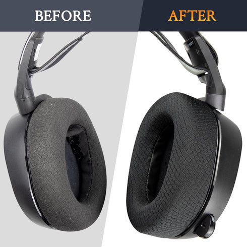 SOULWIT Earpads Replacement for SteelSeries Arctis 1/3/5/7/9 Headset, High-Density Foam Cushions (Arctis MF Black)