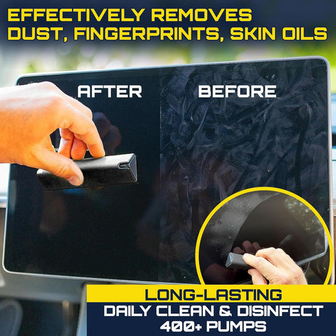 Screen Cleaner Spray and Wipe – 2-in-1 Touch Screen Cleaner with Microfiber Cloth for Cell Phone, Laptop, iPad, MacBook