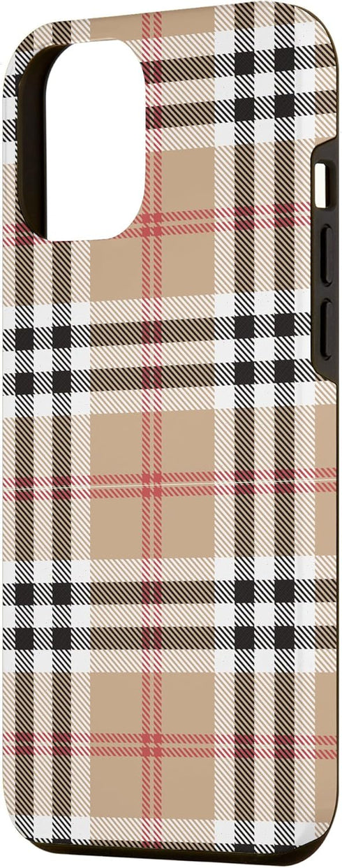 Checkered Plaid Flannel Gingham Pattern Case for iPhone 12 Pro Max