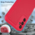 FNTCASE Dual Layer Heavy Duty Case for Samsung Galaxy A14 5G, Shockproof Rugged with Non-Slip Textured Back (Red)