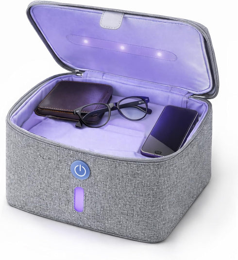 Brookstone UV Light Bag, Portable Sterilizing Bag for Everyday Items, Including Smart