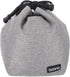 PATIKIL Soft Drawstring Lens Case, Thick Fleece Cloth Camera Lens Bag for SLR Lens and Water Cups - Grey