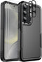 Samsung Galaxy S24 Case by Ezanmull - Black, 15 FT Military Grade Drop Protection, Non-Slip, with Screen & Camera Lens