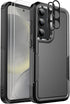 Samsung Galaxy S24 Case by Ezanmull - Black, 15 FT Military Grade Drop Protection, Non-Slip, with Screen & Camera Lens