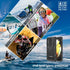 Samsung Galaxy S21 Ultra 5G Case - Waterproof IP68 Certified Dustproof Shockproof with Built-in Screen Protector, Black