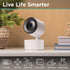 iHome 2-Way 1080p 2 Pack Roto Smart Indoor WiFi Auto-Tracking Security Camera, Home Surveillance Cameras with Audio
