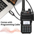 Radioddity GM-30 GMRS Handheld Radio - Long Range Two Way Radio with 11 NOAA Channels, Includes 2 Batteries