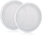 Facmogu 2PCS 6.5in Ceiling Speaker Grille Covers, White Round Grill for 6.5 Inch Speaker with 8 Mounting Screws